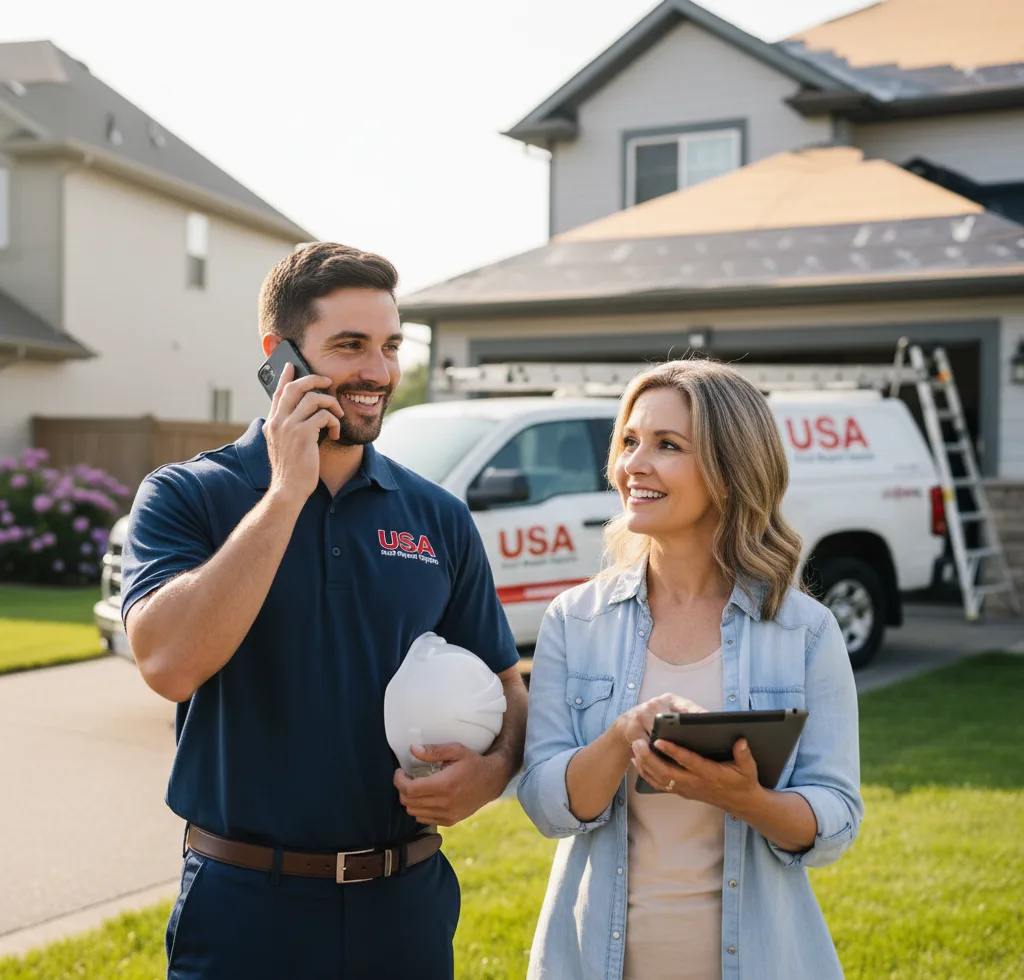 USA Roof Repair Experts customer support in Anza
